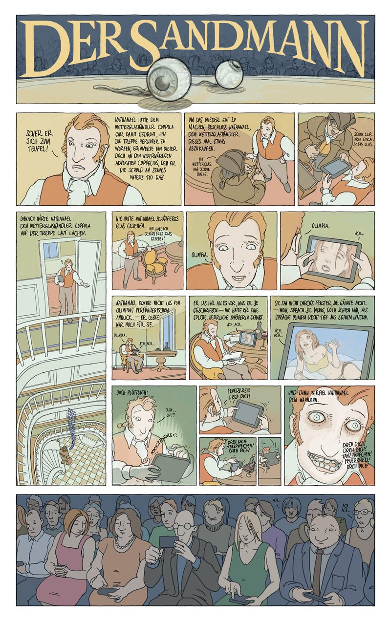 Sandmann Vergrösserung, Der Sandmann