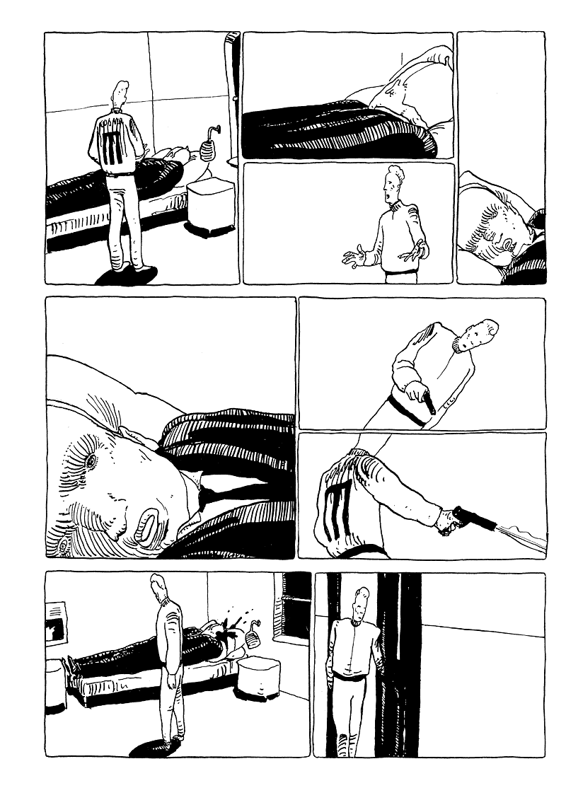 Killer, Vergrösserung, Seite 2, Comic, 18 Seiten