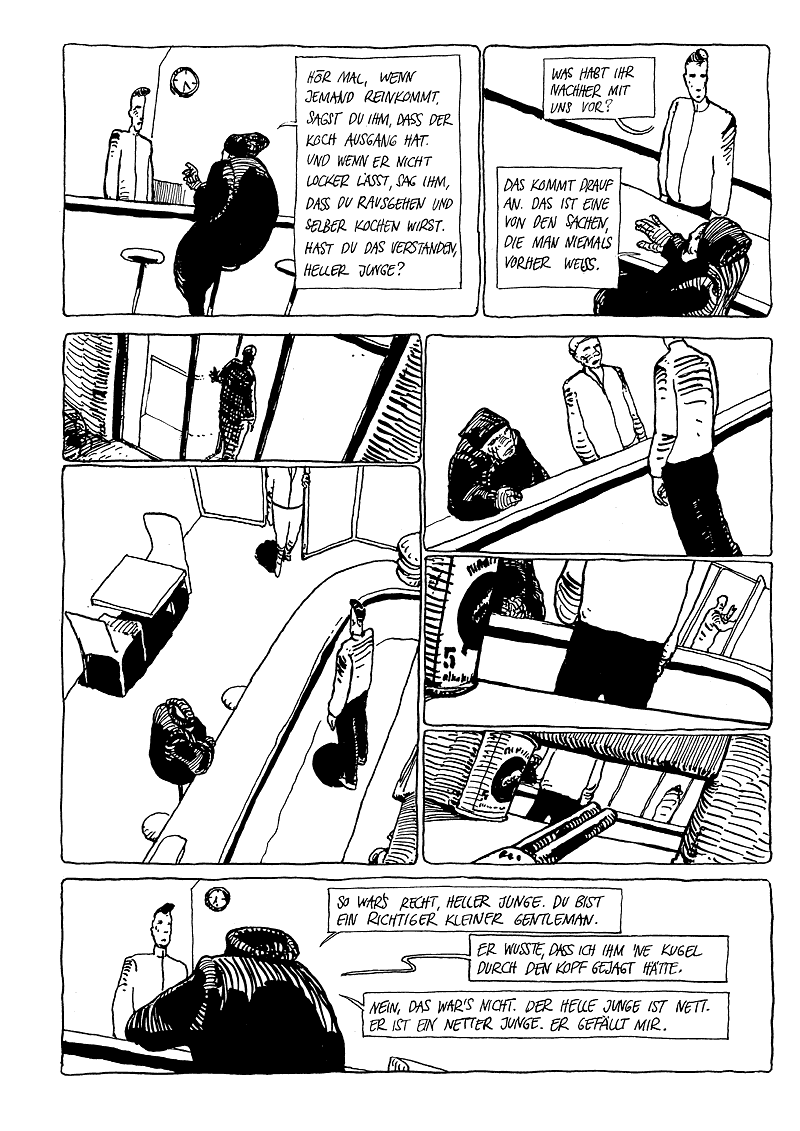 Killer, Vergrösserung, Seite 12, Comic, 18 Seiten