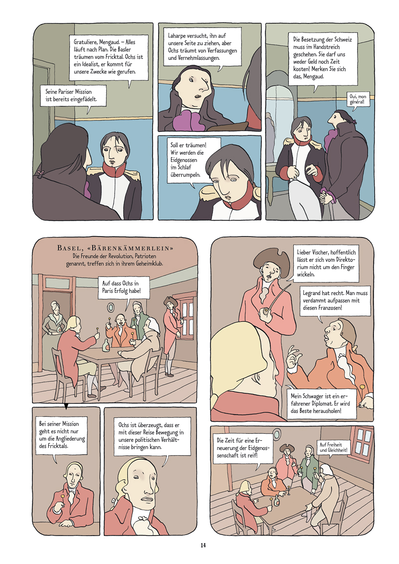 Vergrösserung, Seite 14, Comic, 48 Seiten