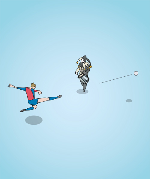 Fasnachts-Cliquen, Fussballer und Trommler